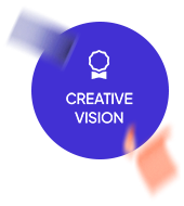 Creative vision badge
